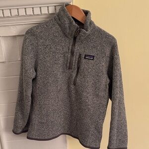 Patagonia Men's Zip-Up Sweater in Heather Gray